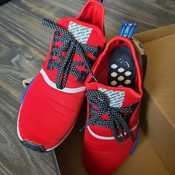 adidas NMD_R1 Active Red Black FV5214 - Picture 1 of 9